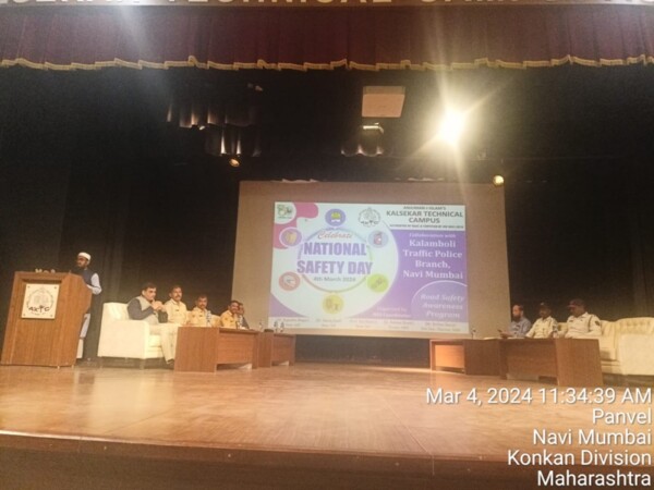 Awareness of National Safety Day - 4th March 20241